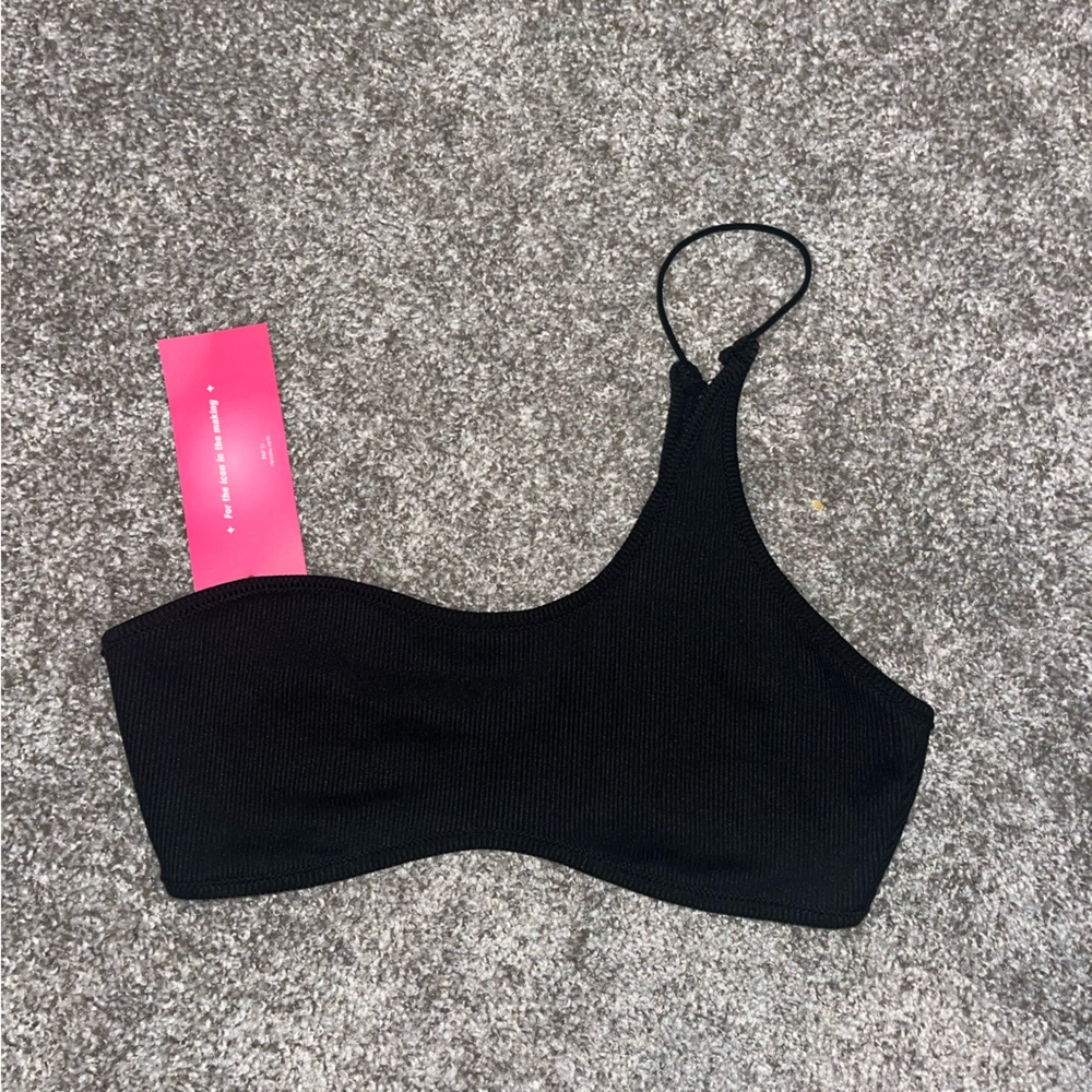 Black bra top